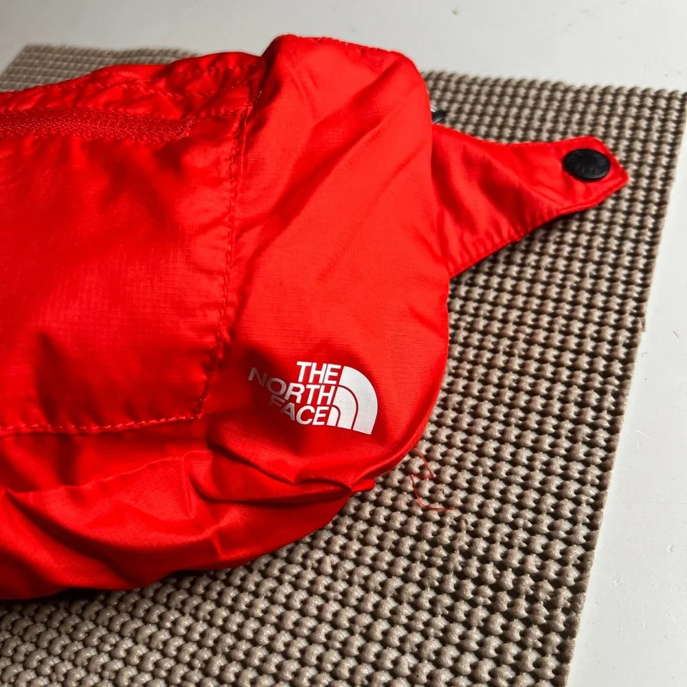 The North Face IC USA Windbreaker Anorak Red Blue Half Zip Pullover Mens XL